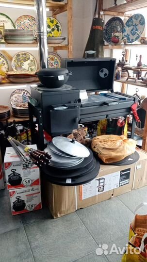Мангал печь-гриль