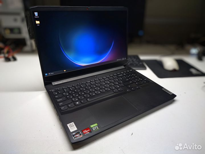 Игровой ноутбук lenovo Legion (Ryzen 5, 3050 Ti)
