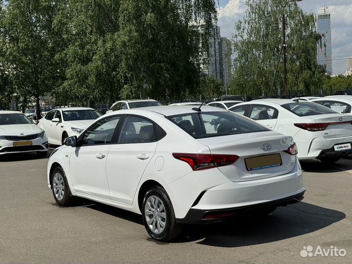 Hyundai Solaris 1.4 AT, 2021, 119 566 км