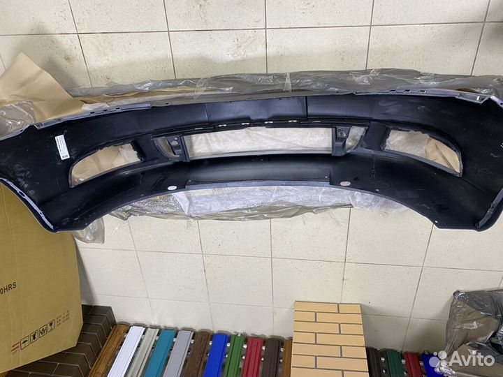 Бампер передний skoda octavia a5 серебристый