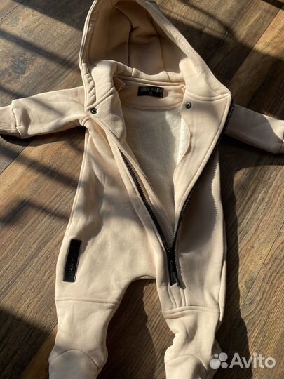 Теплый комбинезон с флисом