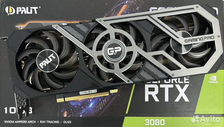 Видеокарта Palit rtx 3080 GamingPro/комплект