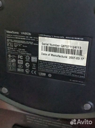 Монитор ViewSonic VA903b