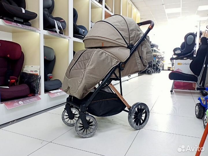 Коляска Прогулочная Luxmom H2 Beige - Бежевый