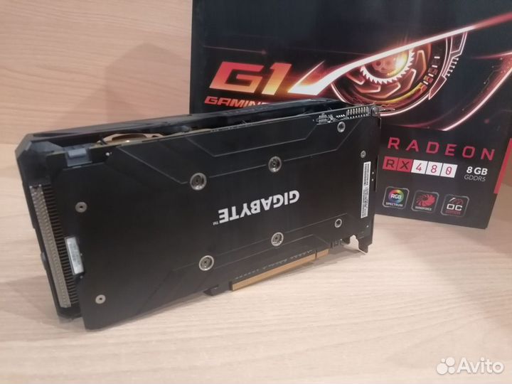 Видеокарта rx480 8gb gigabyte