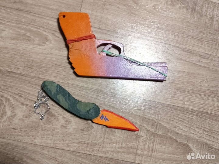 Нож складной ручной работы