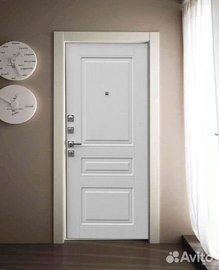 Дверь входная серая шумо-изоляционная