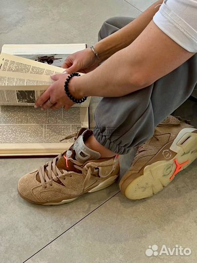 Air Jordan 6 Retro Travis Scott Вritish Кhaki