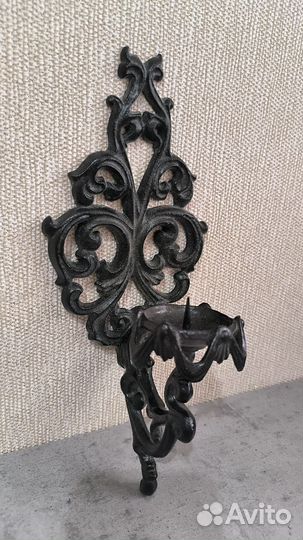 Каслинское литье Настенный Подсвечник