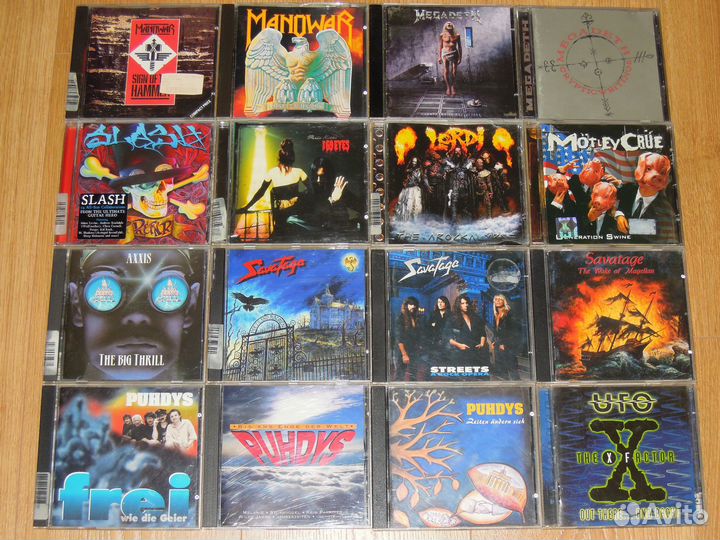 Фирм. CD Metallica, Dio, Axxis, Manowar, Accept