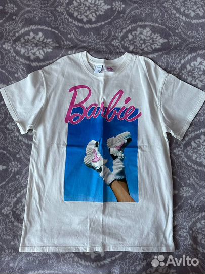 Футболка женская xs bershka barbie