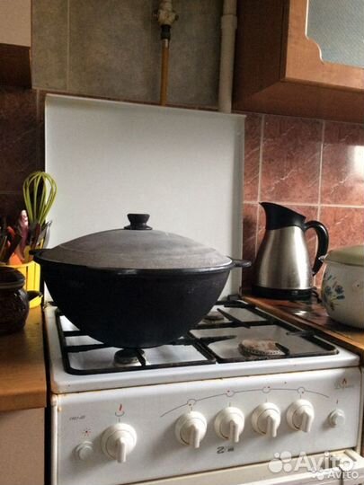 Узбекски казан чугунный