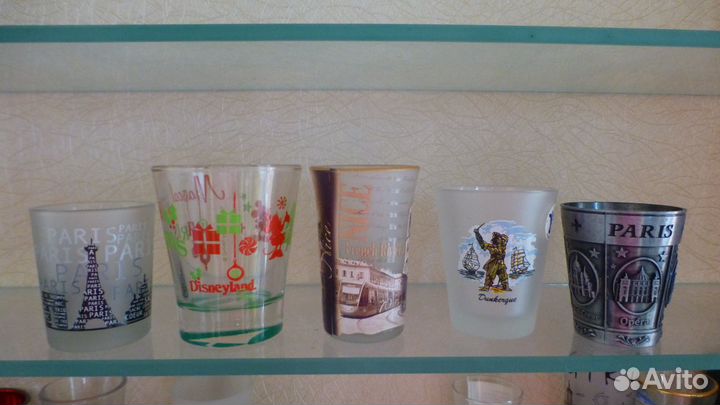 Рюмки стопки из разных стран и городов 3
