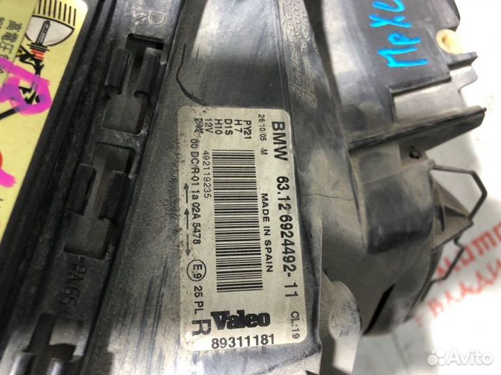 Фара ксеноновая правая Bmw 118 хэтчбек N45B16 2007