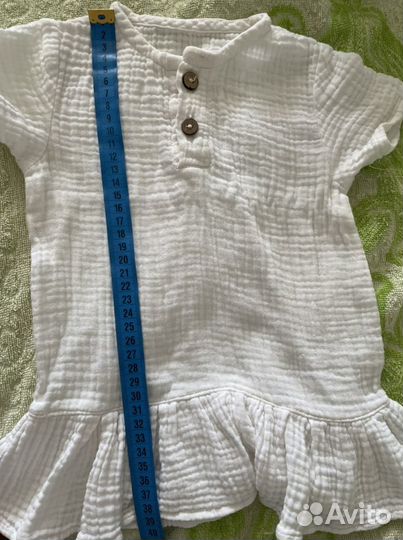 Муслиновое платье-футболка и тюрбан