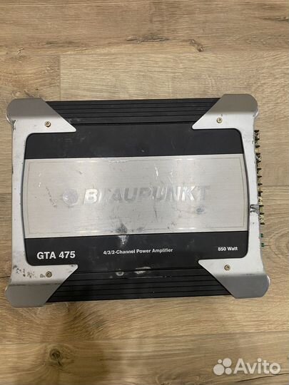 Автоусилитель blaupunkt GTA 475 (850 Watt)