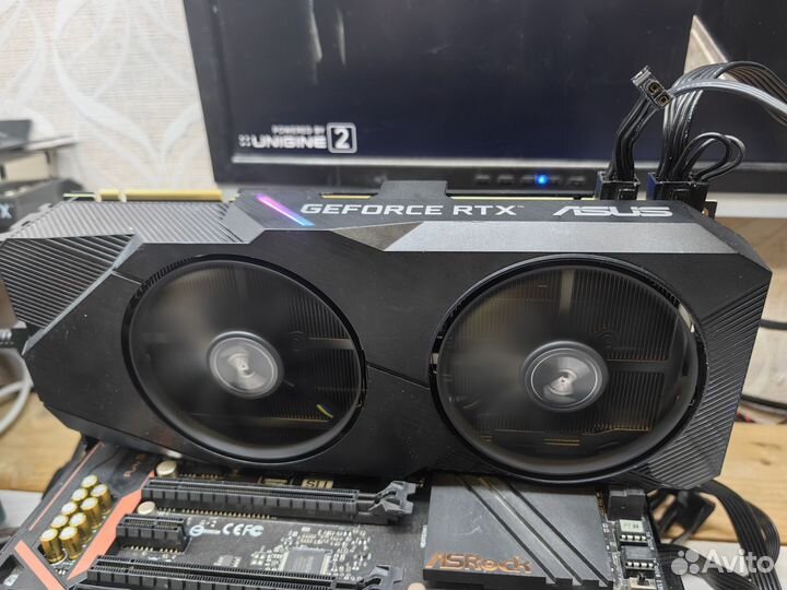 Видеокарта asus RTX 2070 super 8G Samsung
