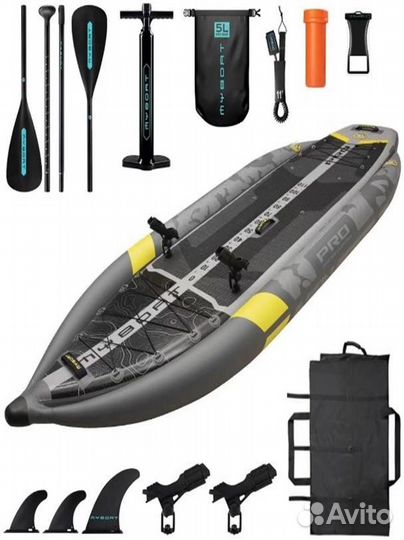 Надувная SUP-доска для рыбалки myboat pontoon