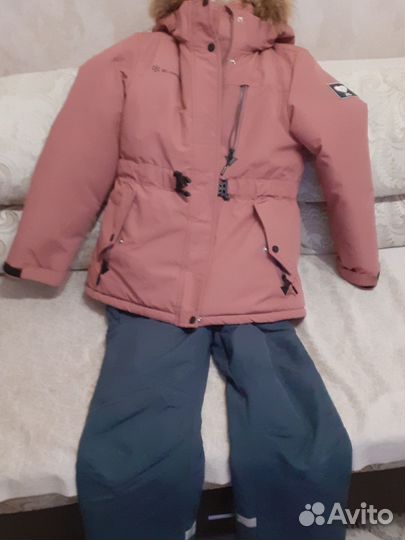 Зимний костюм для девочки 152