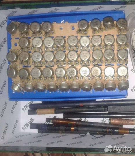 Набор переменных резисторов, магнитные антенны