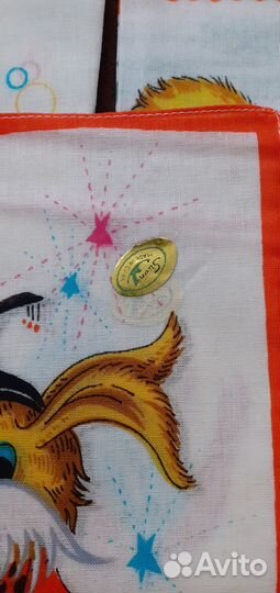 Детские батистовые носовые платочки