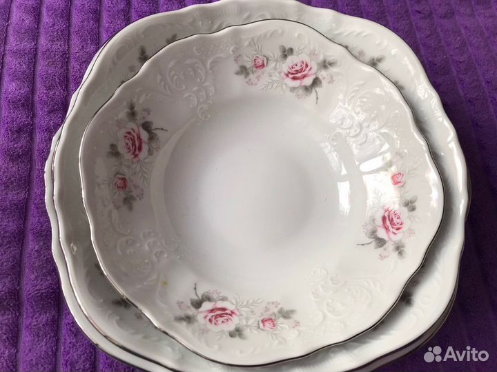 Салатники Чехия фарфор новые