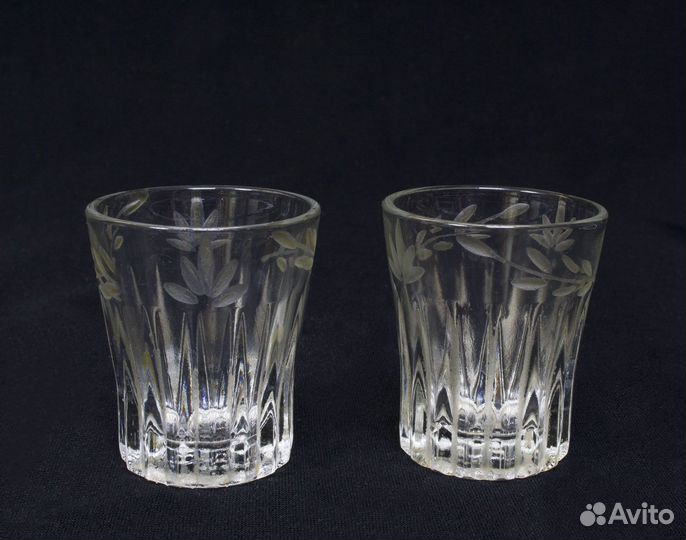 Набор Рюмки 5 шт. белая посыпка, высота 5,7 см, ди