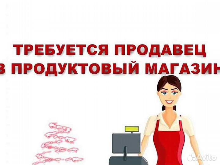 Продавец в продуктовый магазин