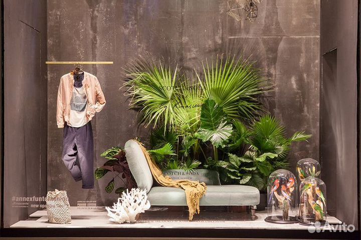 Оформление витрин, дизайн входной группы