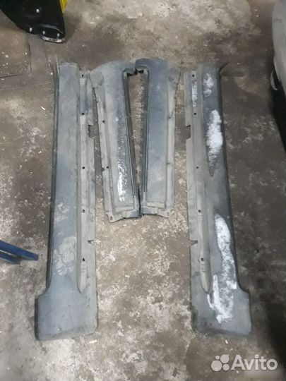 Пластиковые пороги Vovlo S60 2008г