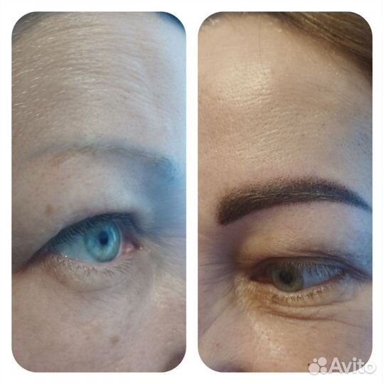 Перманентный макияж бровей, век, губ