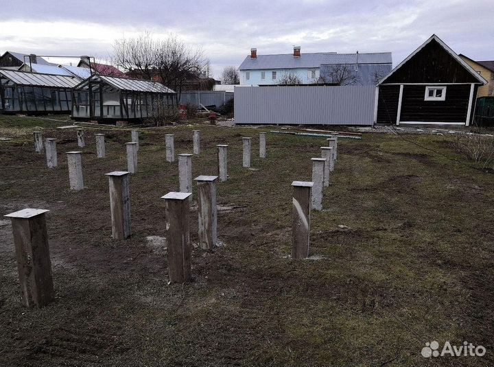 Сваи железобетонные (забивные)