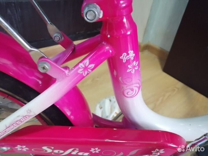 Велосипед для девочки размер 14