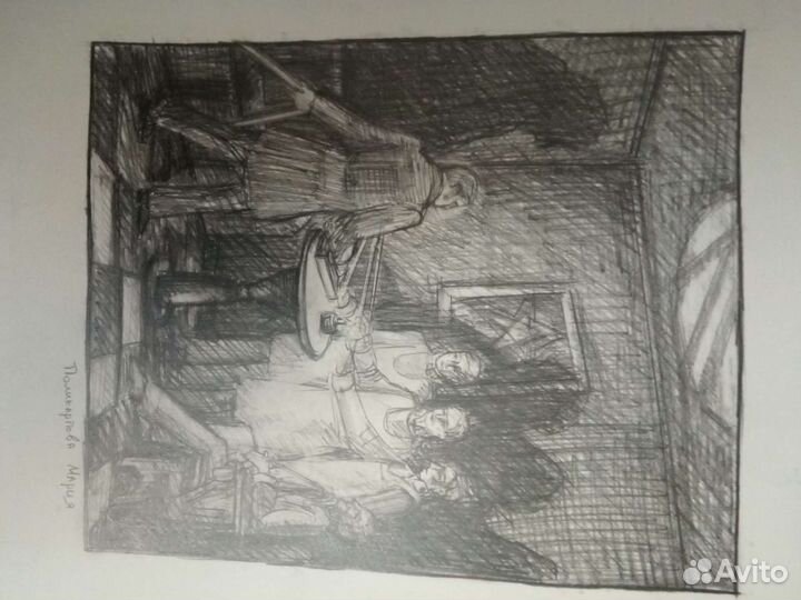 2. Иллюстрации, графика, карандаш