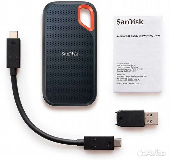 Внешний SSD Sandisk Extreme Portable V2 4тб1050