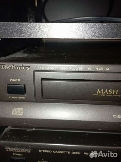 Аудио система блочная Technics, колонки Кливер