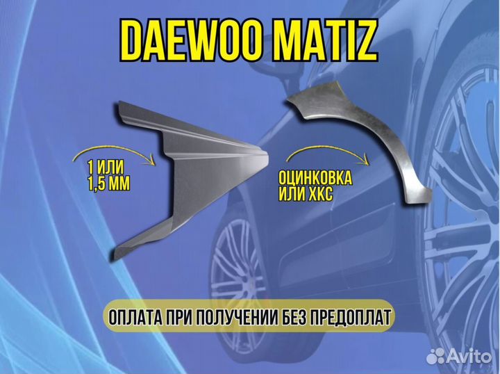 Ремкомплект порогов Chevrolet Cruze