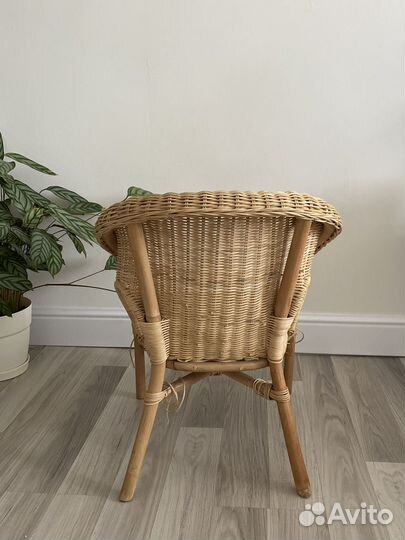 Кресло детское плетенное икея