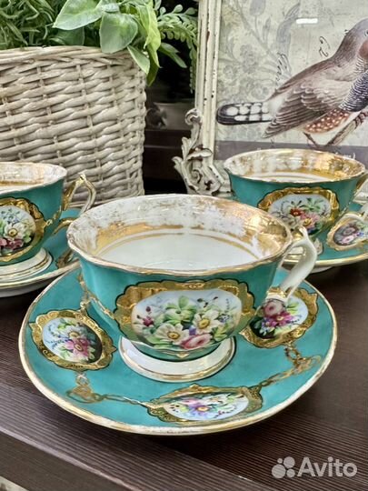 Антикварные чайные пары от Carlsbad