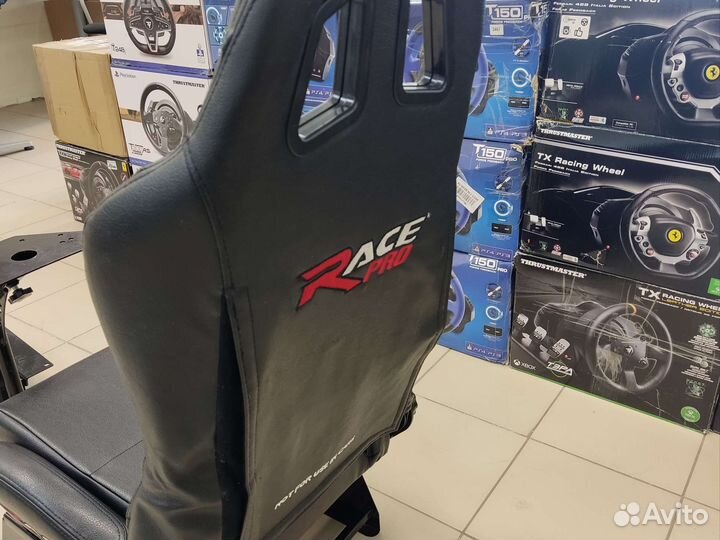 PlaySeat Evolution + крепление кпп + салазки