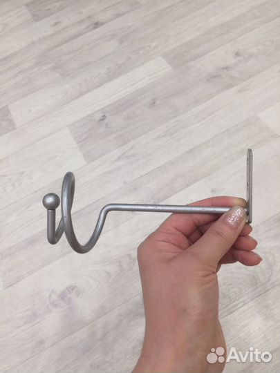 Новые металл серые серебро держатели для штор