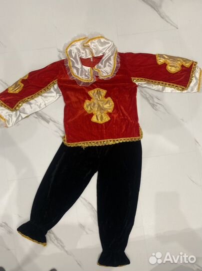 Карнавальный костюм мушкетера 110-116р