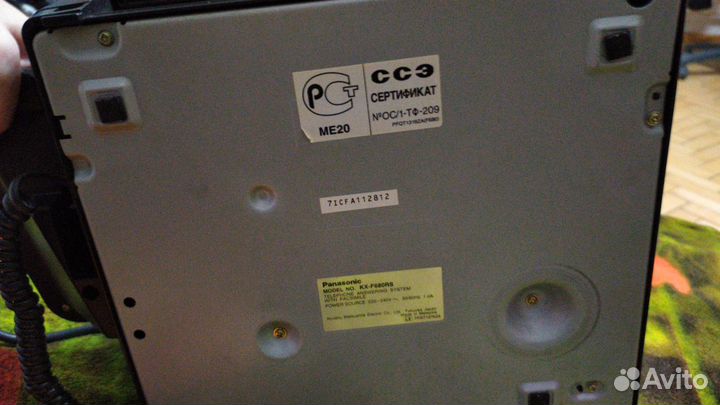 Факс panasonic kx-f680rs