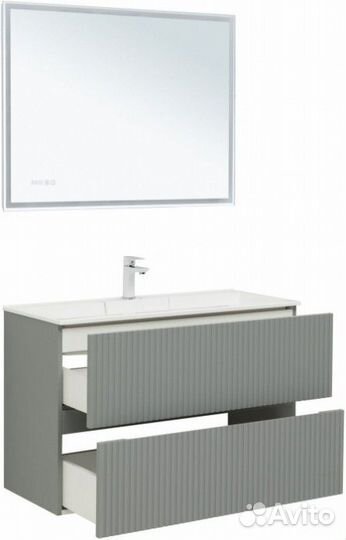 Мебель для ванной Aquanet Джейн 100 Фортуна мисти грин