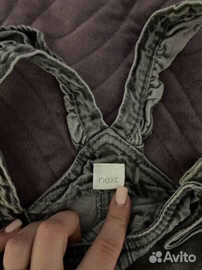 Джинсовый комбинезон 80 86