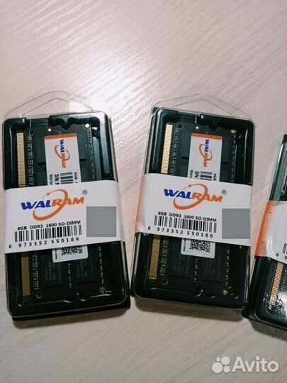 Оперативная память so-dimm ddr3 8gb 16gb 32gb 1,5v