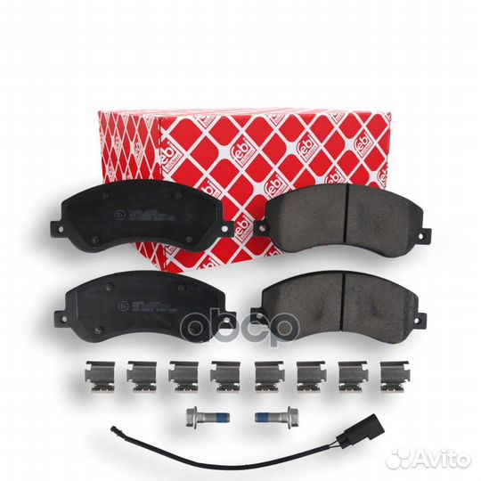 Колодки тормозные дисковые 16637 Febi