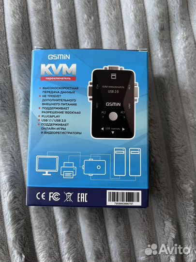 Kvm переключатель gsmin K1