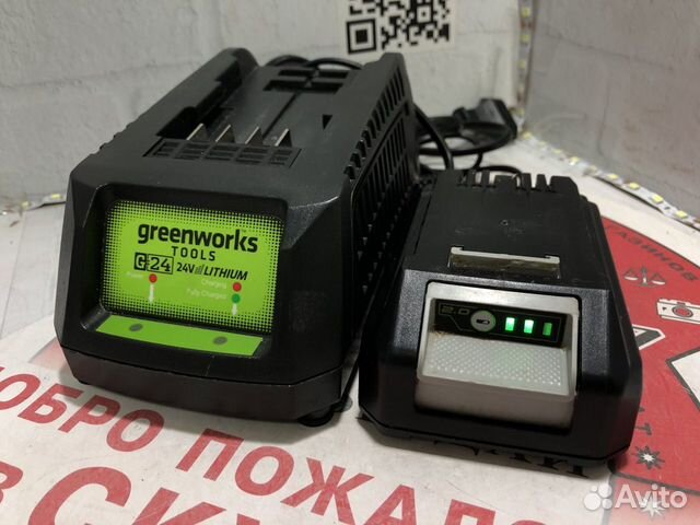 Зарядное устройство Greenworks 24