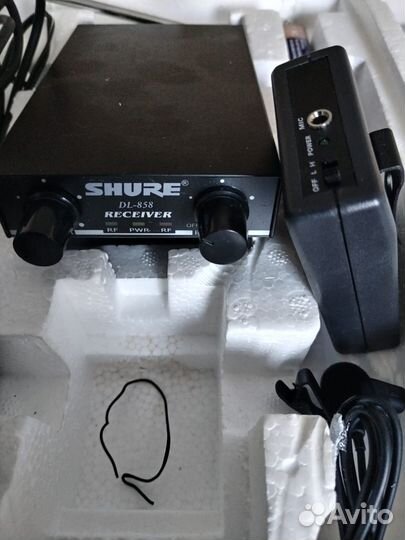 Радиосистема shure DL-858 c двумя передатчиками